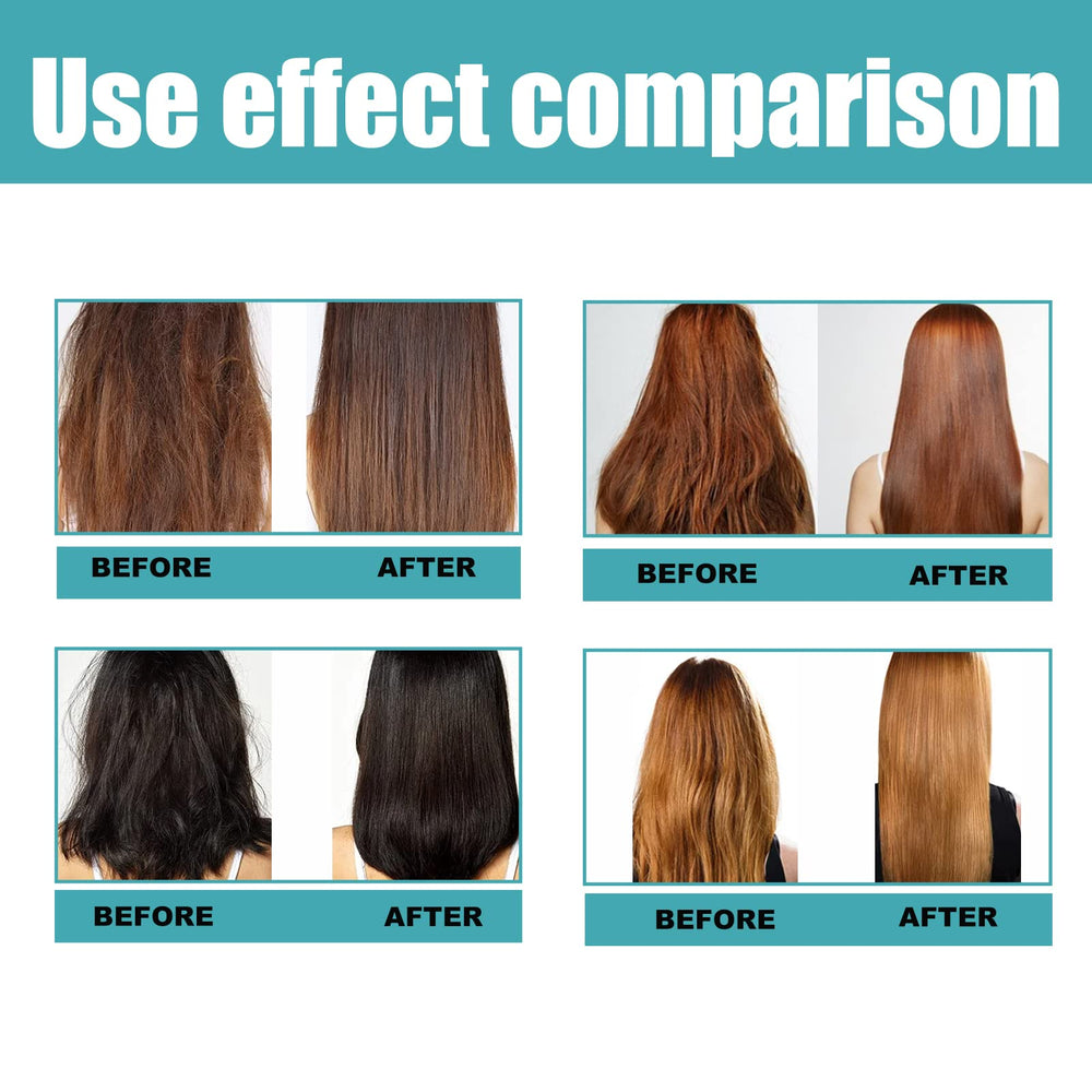 Silky straight look demonstrated on curly hair with Maigoole