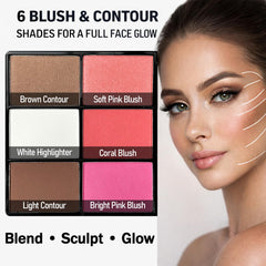 MAIRA brush set with 10 tools enables precise, professional-looking application