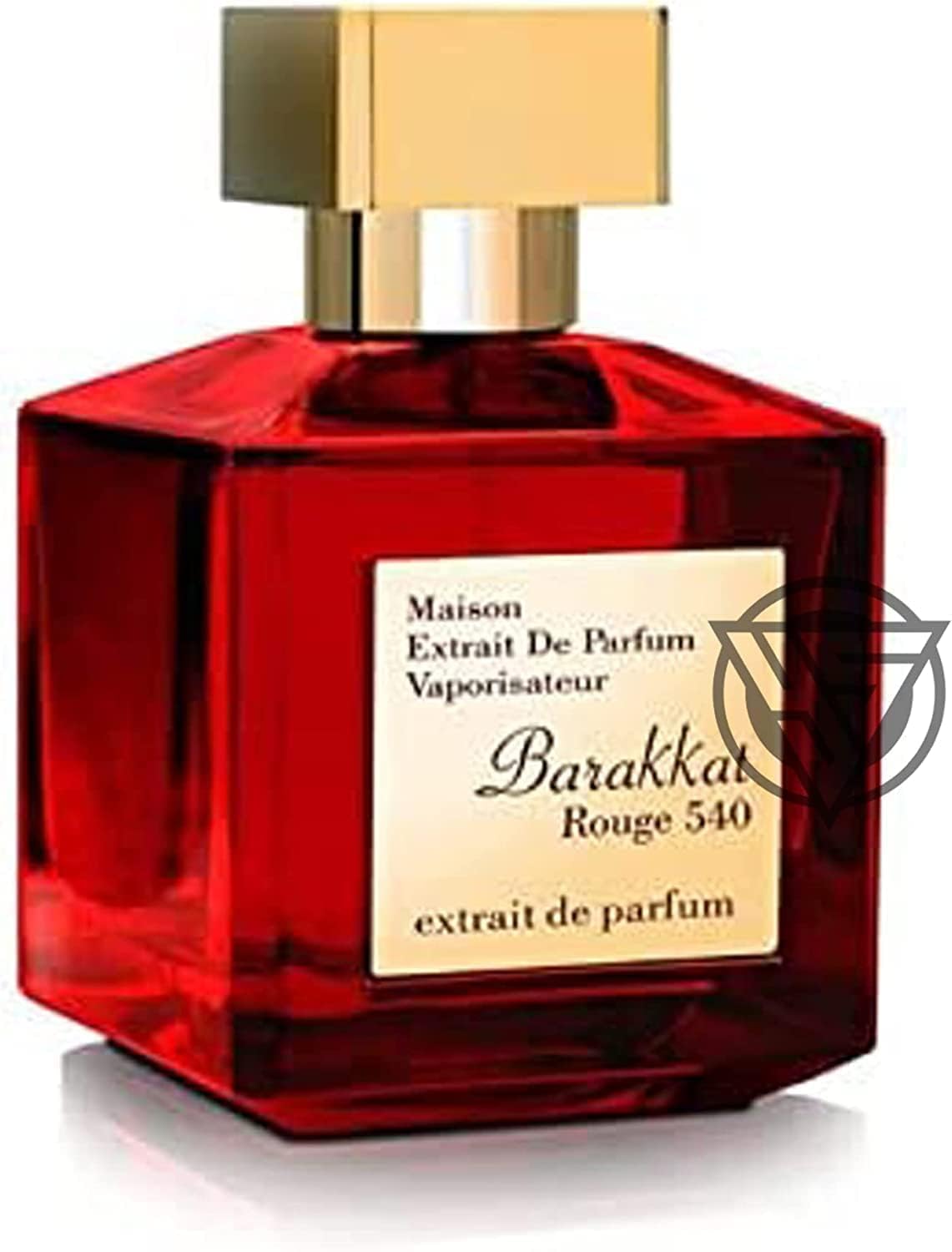 Amber-woody mood note visual cue accompanying Barakkat Rouge 540.