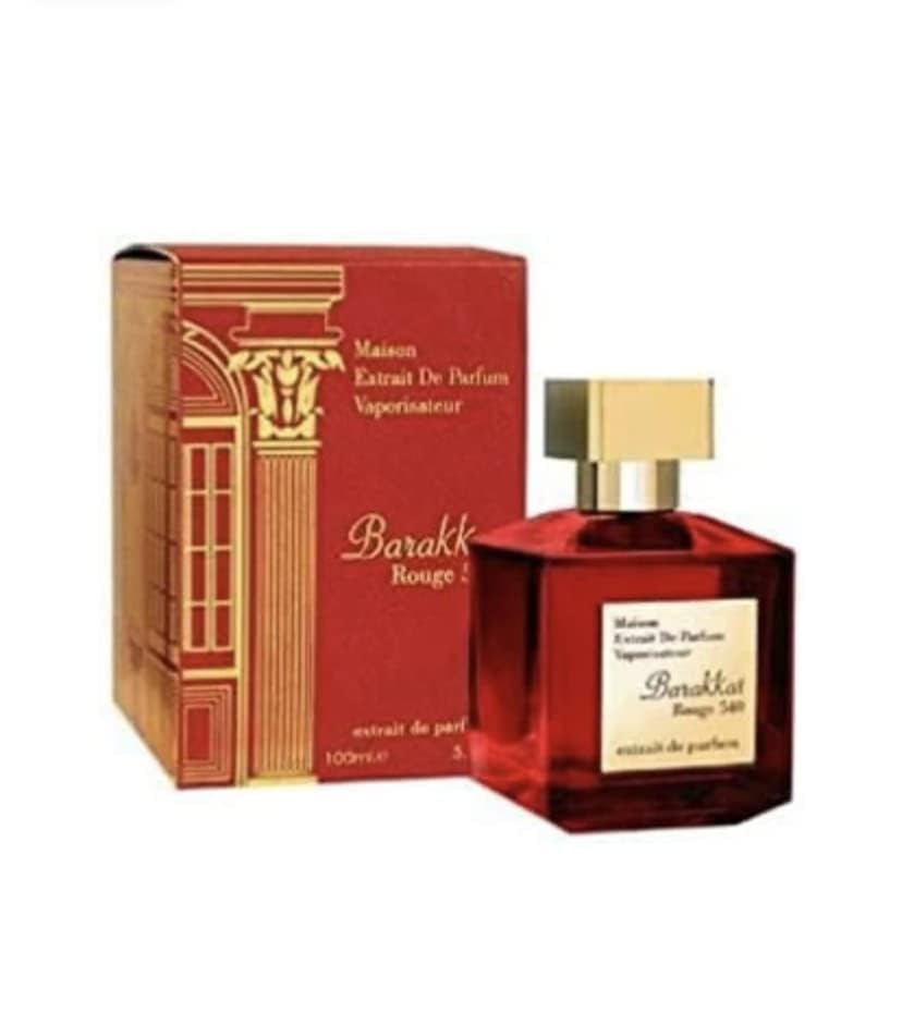 Elegant fall scene with Barakkat Rouge 540, luxe ambience.