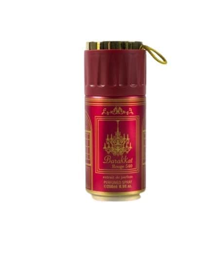 Wrapped gift presentation of Barakkat Rouge 540 by Maison Alhambra.
