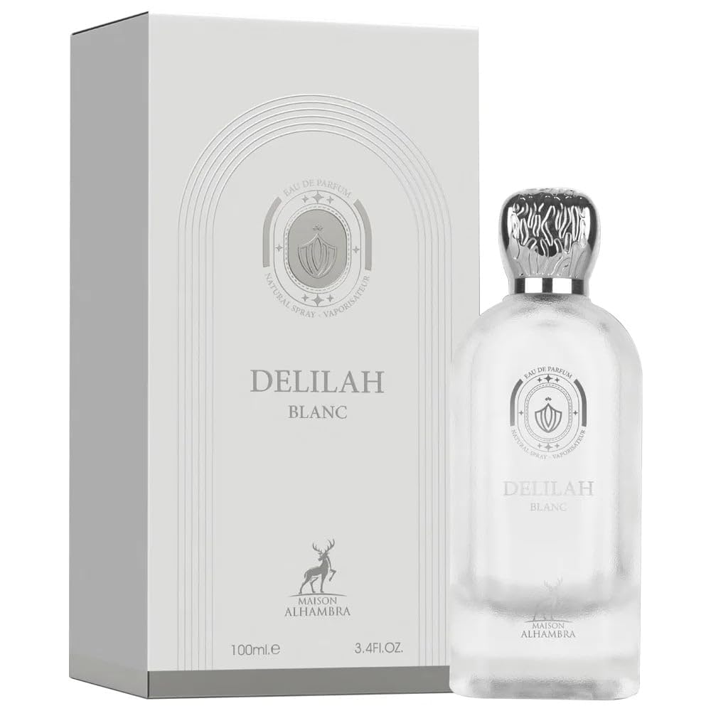 Close-up of the Delilah Blanc bottle cap highlights luxury packaging for gifting or vanity display.