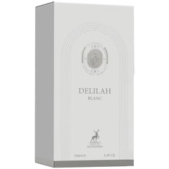 Delilah Blanc packaging box image conveys a premium unboxing experience and collectable luxury.
