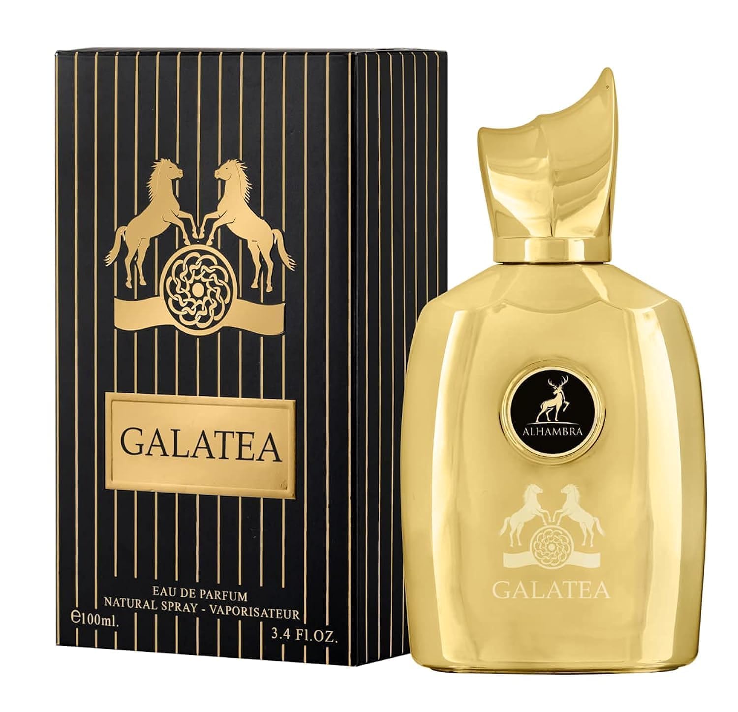 Maison Alhambra Galatea men edp bottle front, woody scent for daily wear