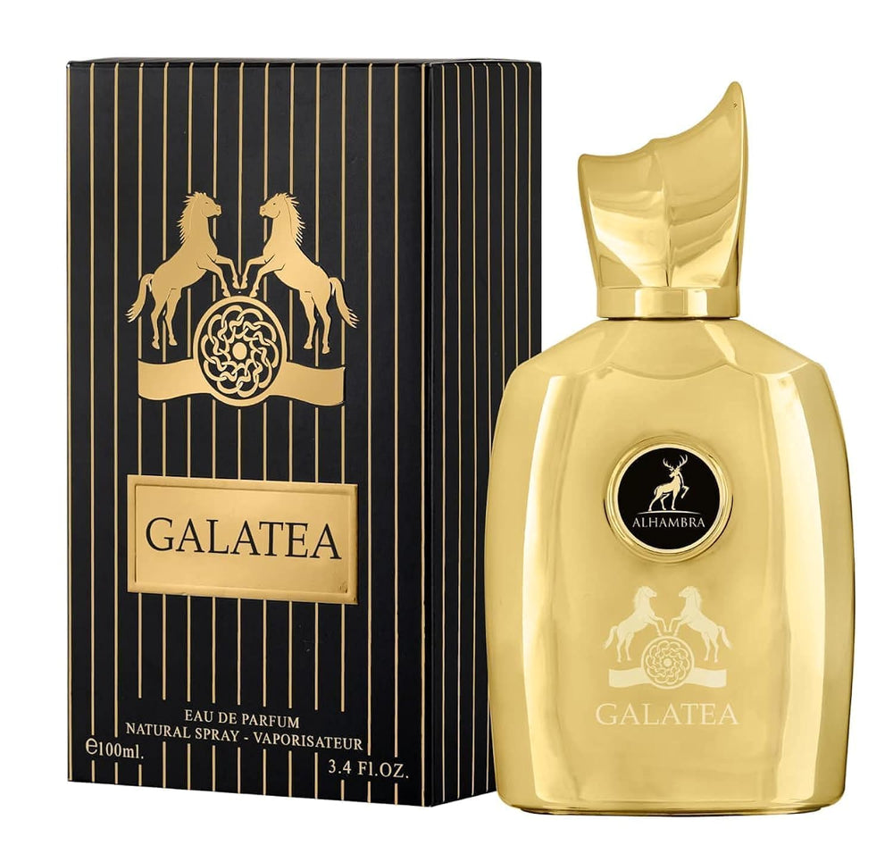 Maison Alhambra Galatea men edp bottle front, woody scent for daily wear