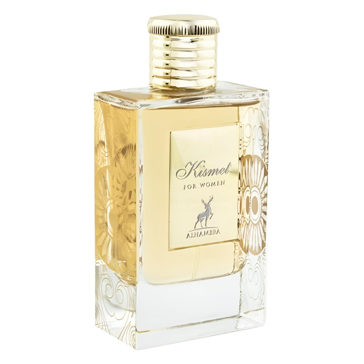 Maison Alhambra Kismet bottle close-up, premium design and elegance