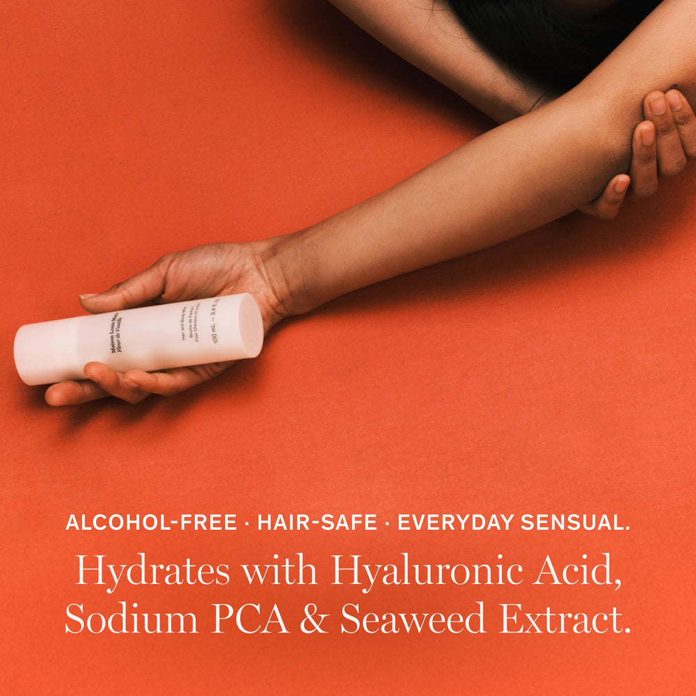 Highlight of hyaluronic acid and seaweed ingredients for hydration.