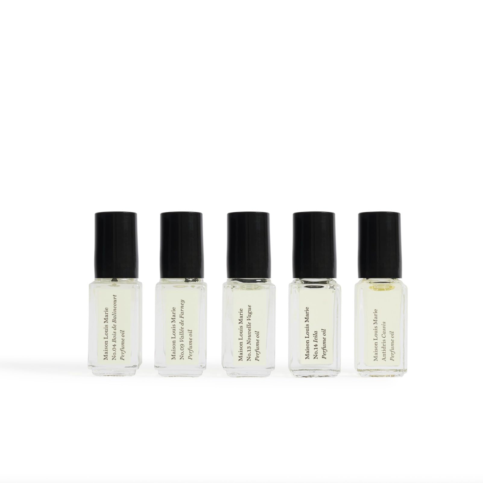 Maison Louis Marie No.04 Bois de Balincourt roller for warm, woody daily wear.