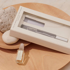 No.04 Balincourt travel set packaging, premium clean beauty kit.