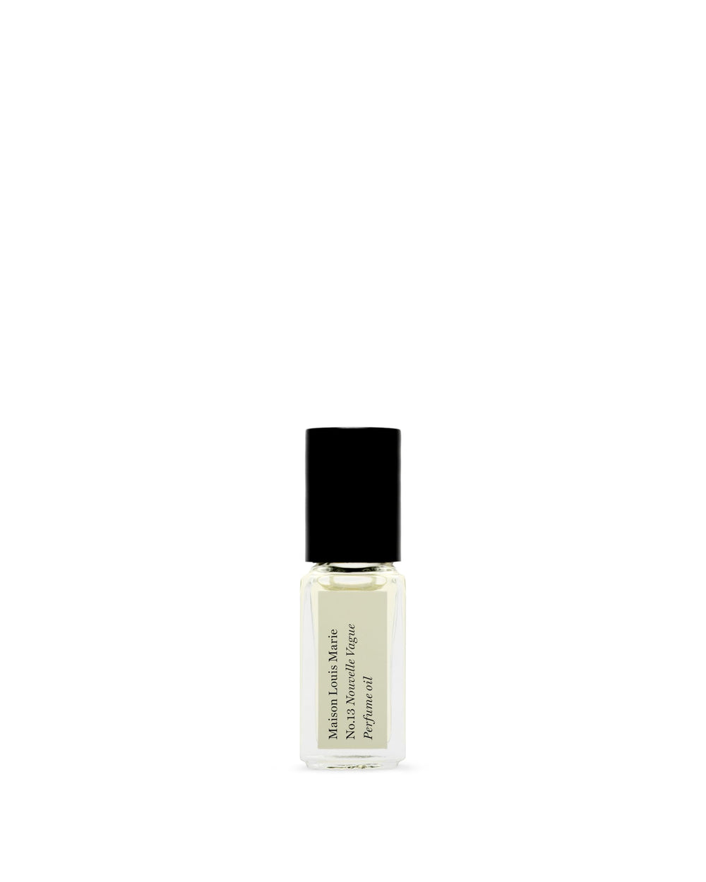 Maison Louis Marie No.13 Nouvelle Vague roll-on bottle, travel-friendly for on-the-go touch-ups.