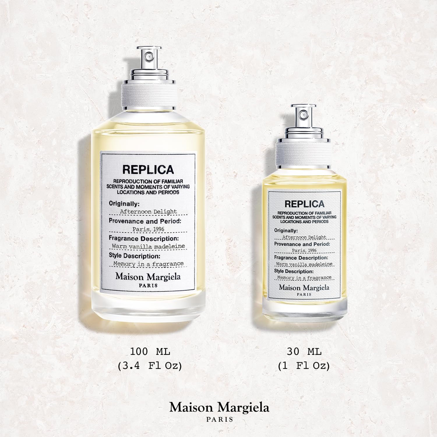 Maison Margiela Replica Afternoon Delight sandalwood accent promises subtle longevity without overpowering the moment.