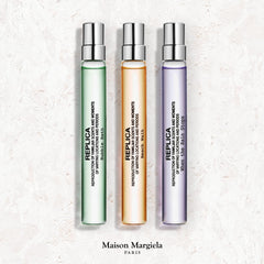 Maison Margiela Replica Bubble Bath mini bottle displayed for spa-like relaxation while traveling