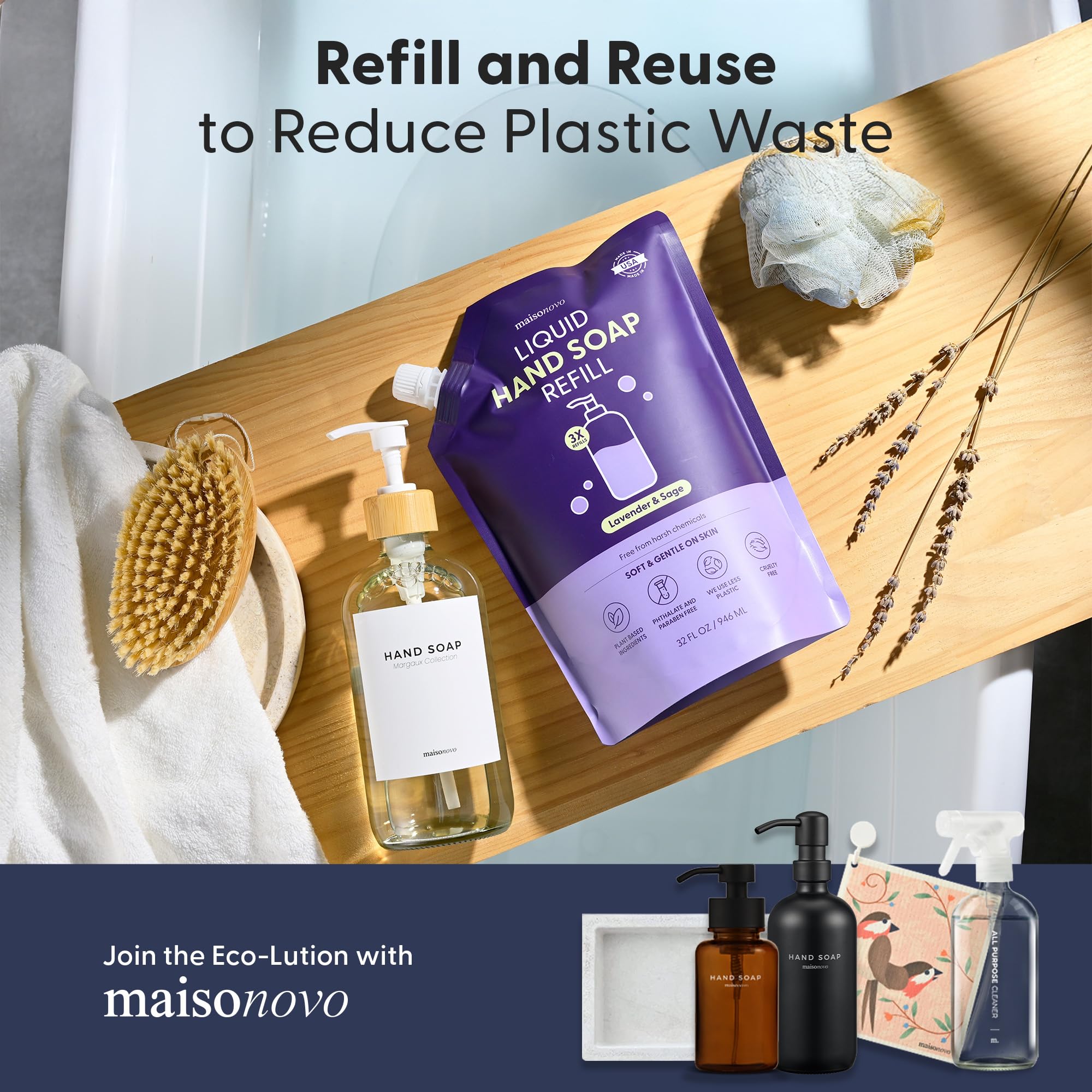 MaisoNovo phthalate-free formulation designed for sensitive skin care.