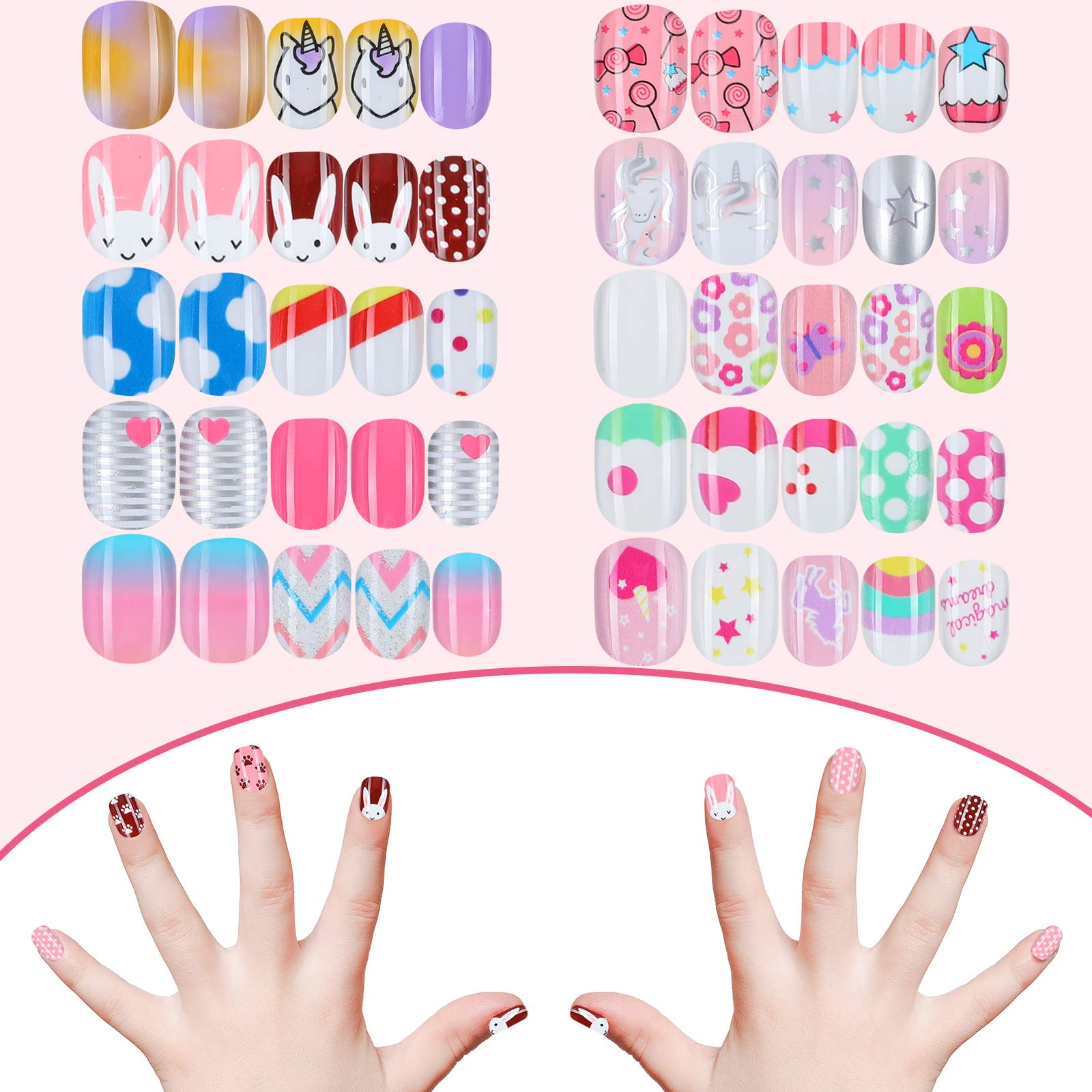 Maitys ABS material nails stay durable, breathable, safe for children.