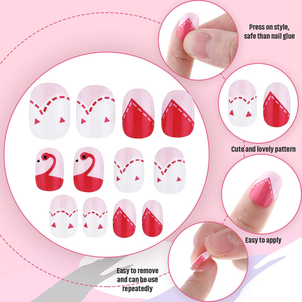 Maitys ABS material safety ensures durable, non-toxic tips safe for young nail art.