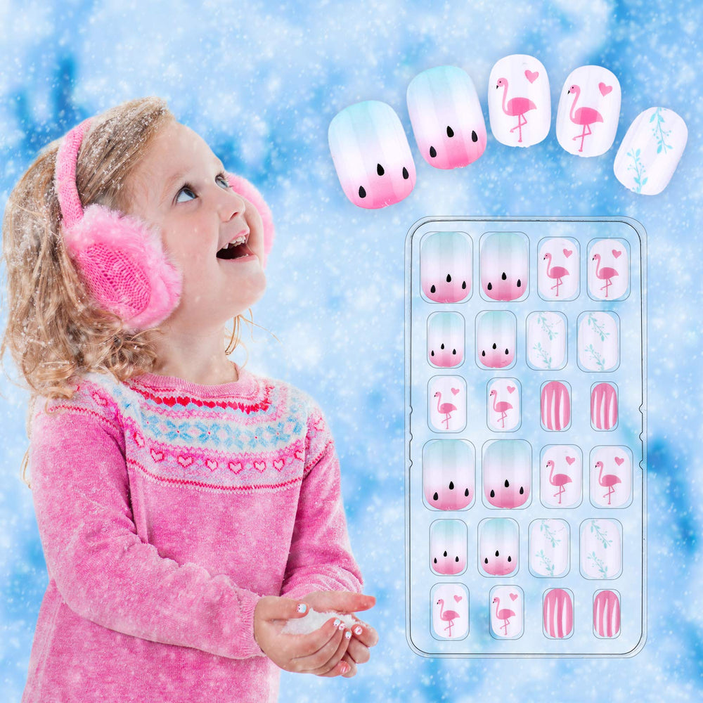 Maitys ten-piece rainbow gradient provides colorful, kid-friendly styling options.
