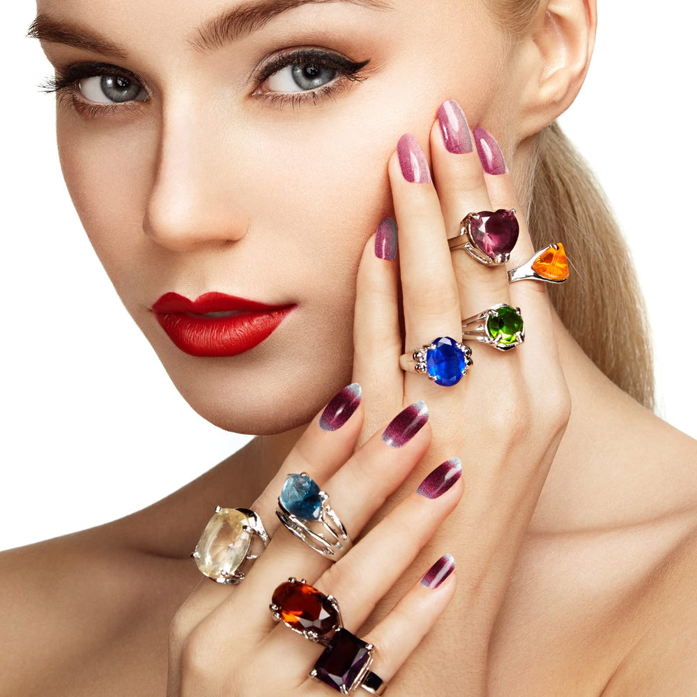 Maitys easy-apply steps image highlights beginner-friendly manicure process.