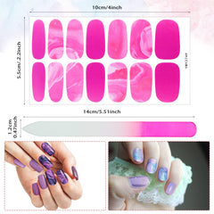 Maitys easy application steps guide for quick nail art at home.