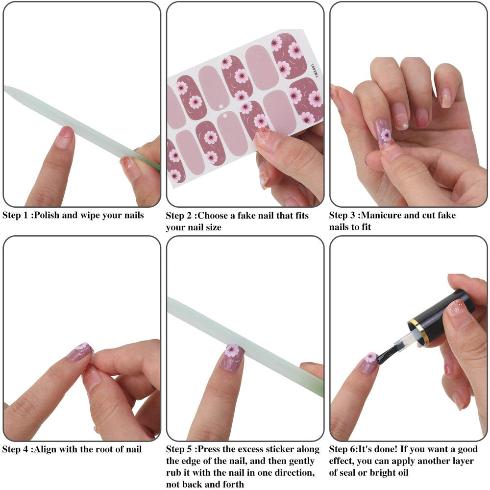 Maitys glass nail file included for gentle shaping and prep.