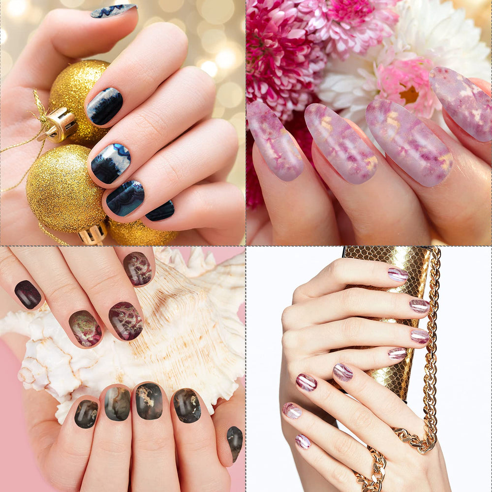 Maitys included nail file helps refine edges for a clean finish