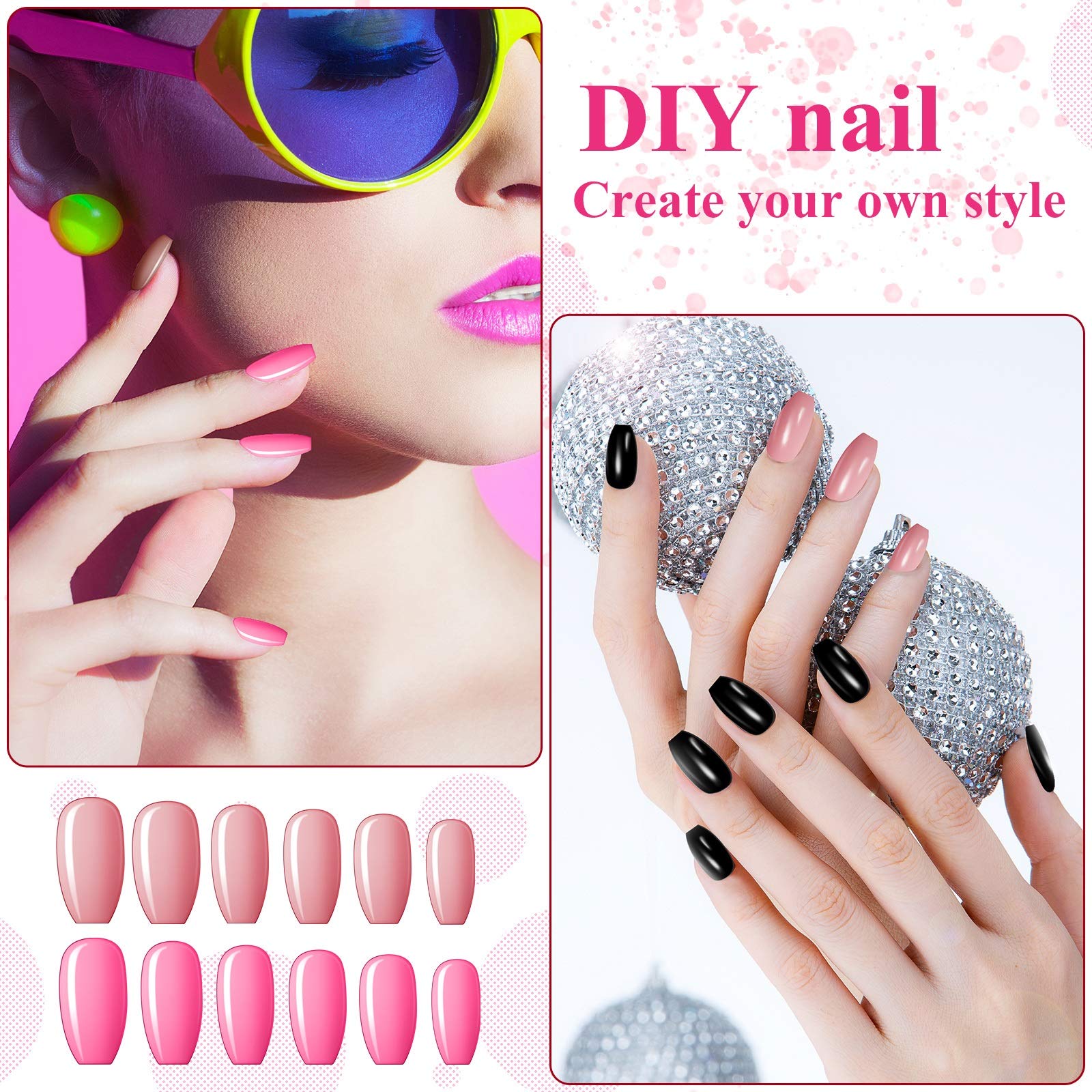 Maitys nail size chart demonstrating easy size matching for flawless fit.