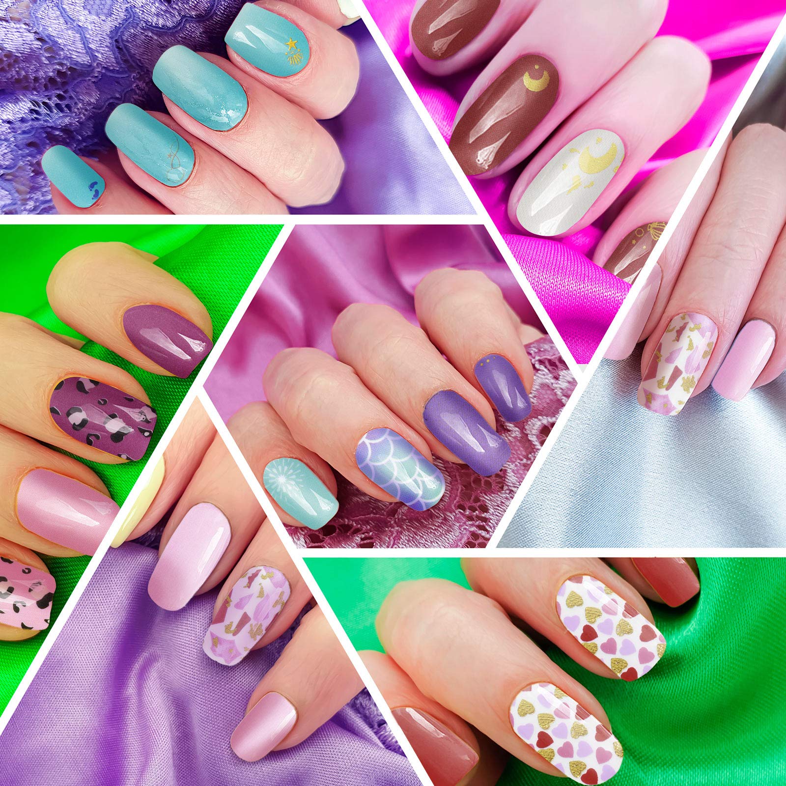 Maitys self-adhesive nail stickers applied easily for mess-free nail decor