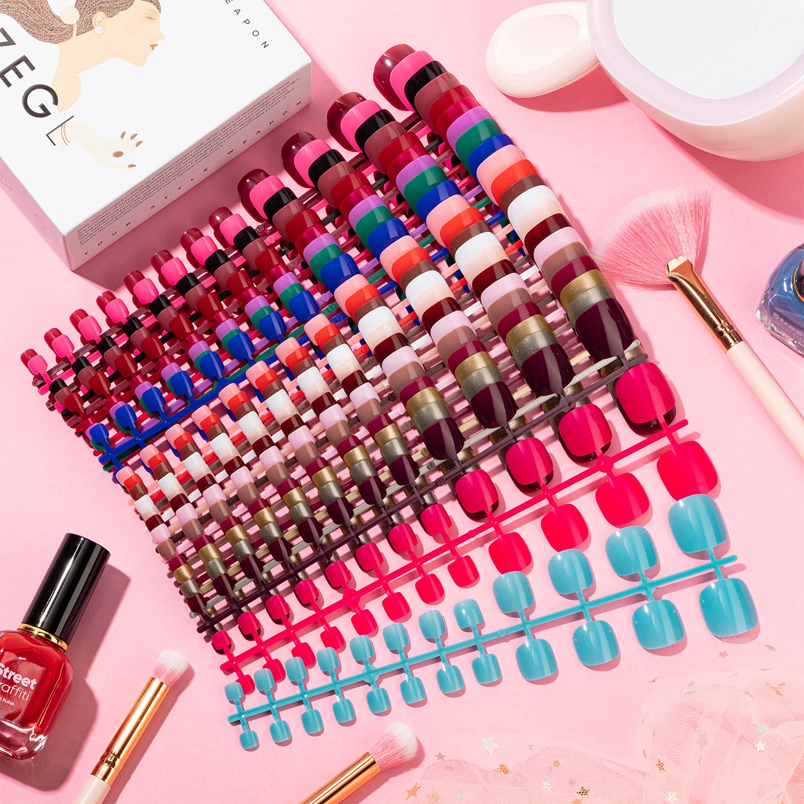 Maitys 24 sets provide color variety to match outfits.