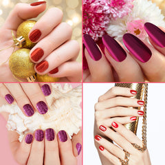 Maitys odorless removable resin nail stickers