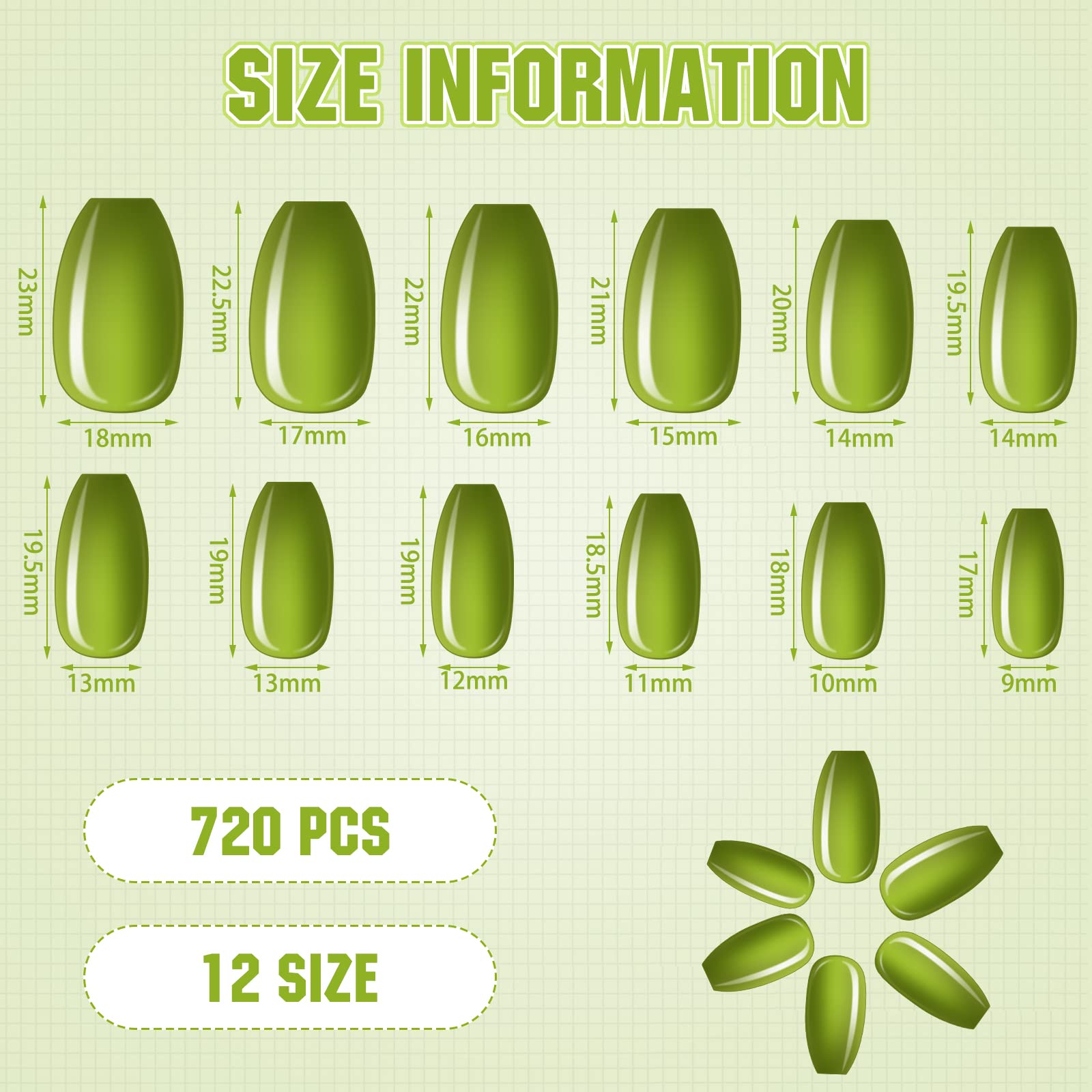 Maitys solid color press-on nails with durable, fade-resistant shine.