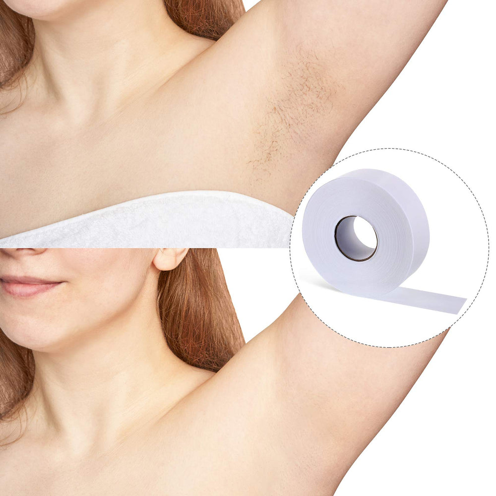 Maitys wax strips roll applied to leg demonstrates smooth removal and good grip.
