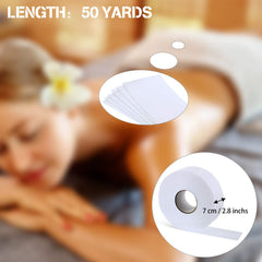 Maitys wax strips roll closeup displays non-woven material resisting tearing for easy epilation.