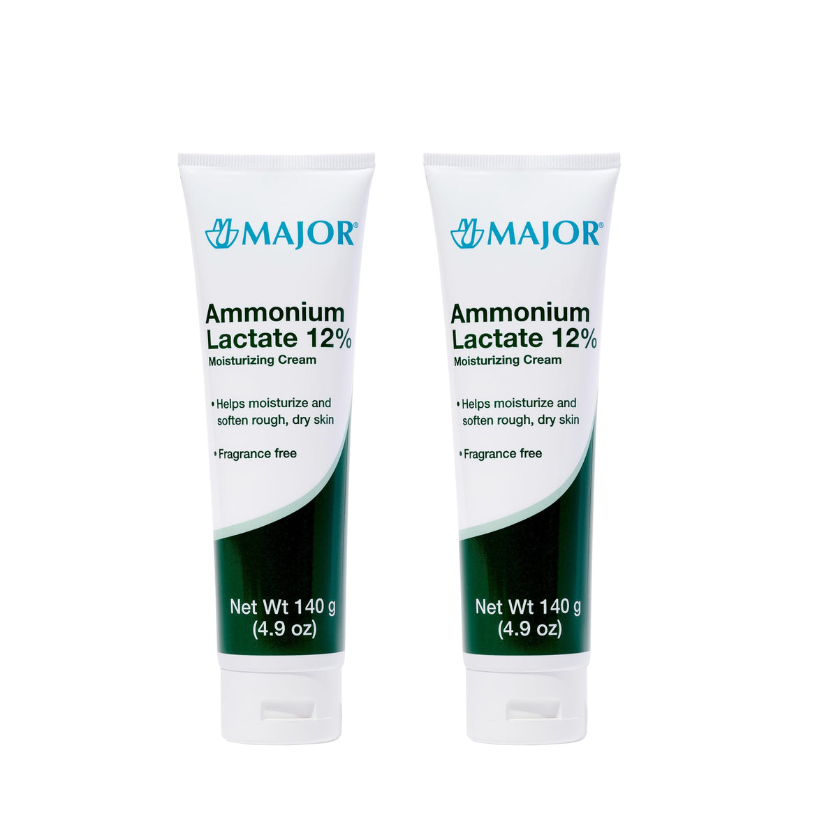 Major Ammonium Lactate 12 percent cream bottle close-up highlighting hydrating, fragrance-free care