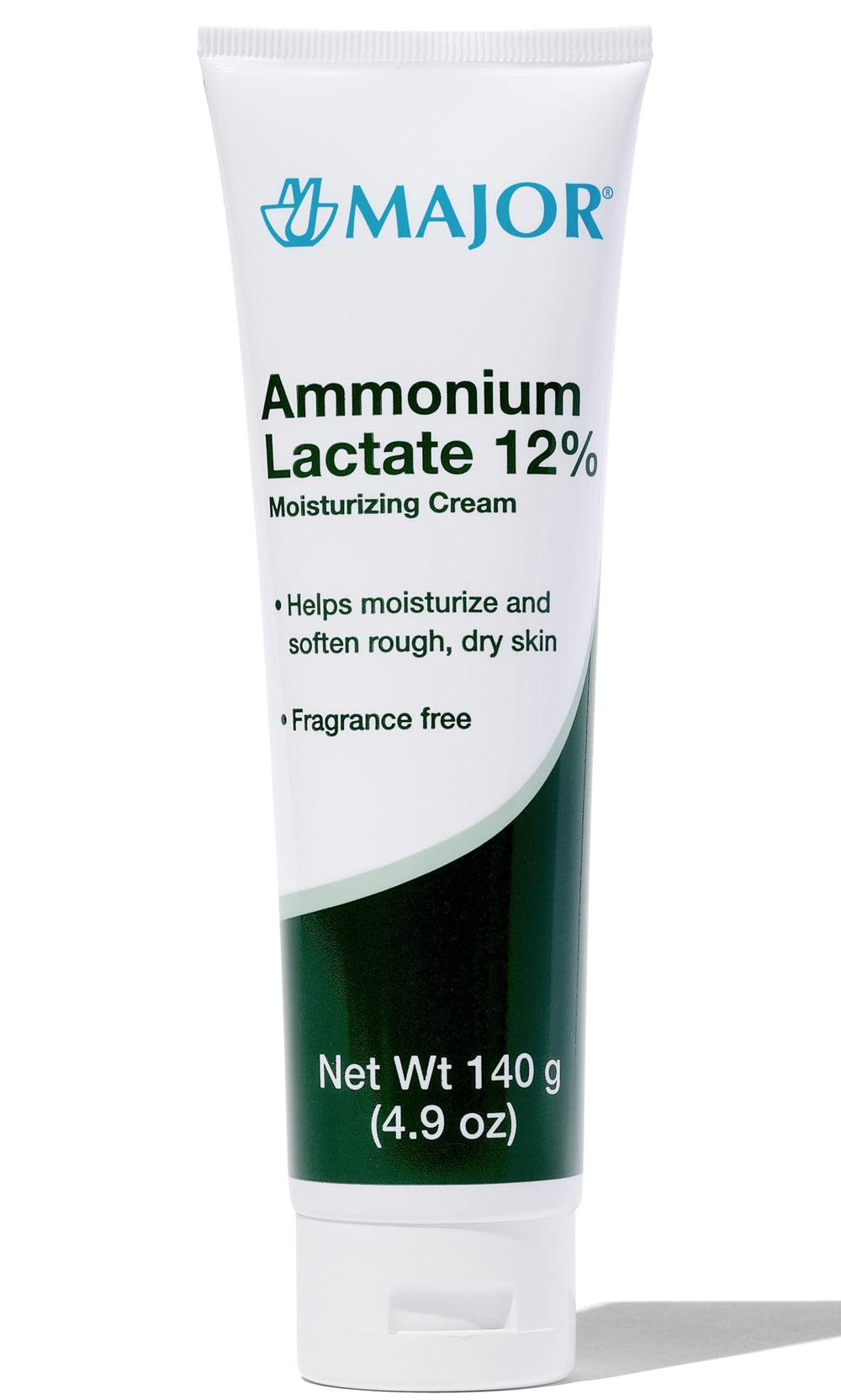 MAJOR Ammonium Lactate 12% cream bottle close-up highlighting hydration and exfoliation benefits