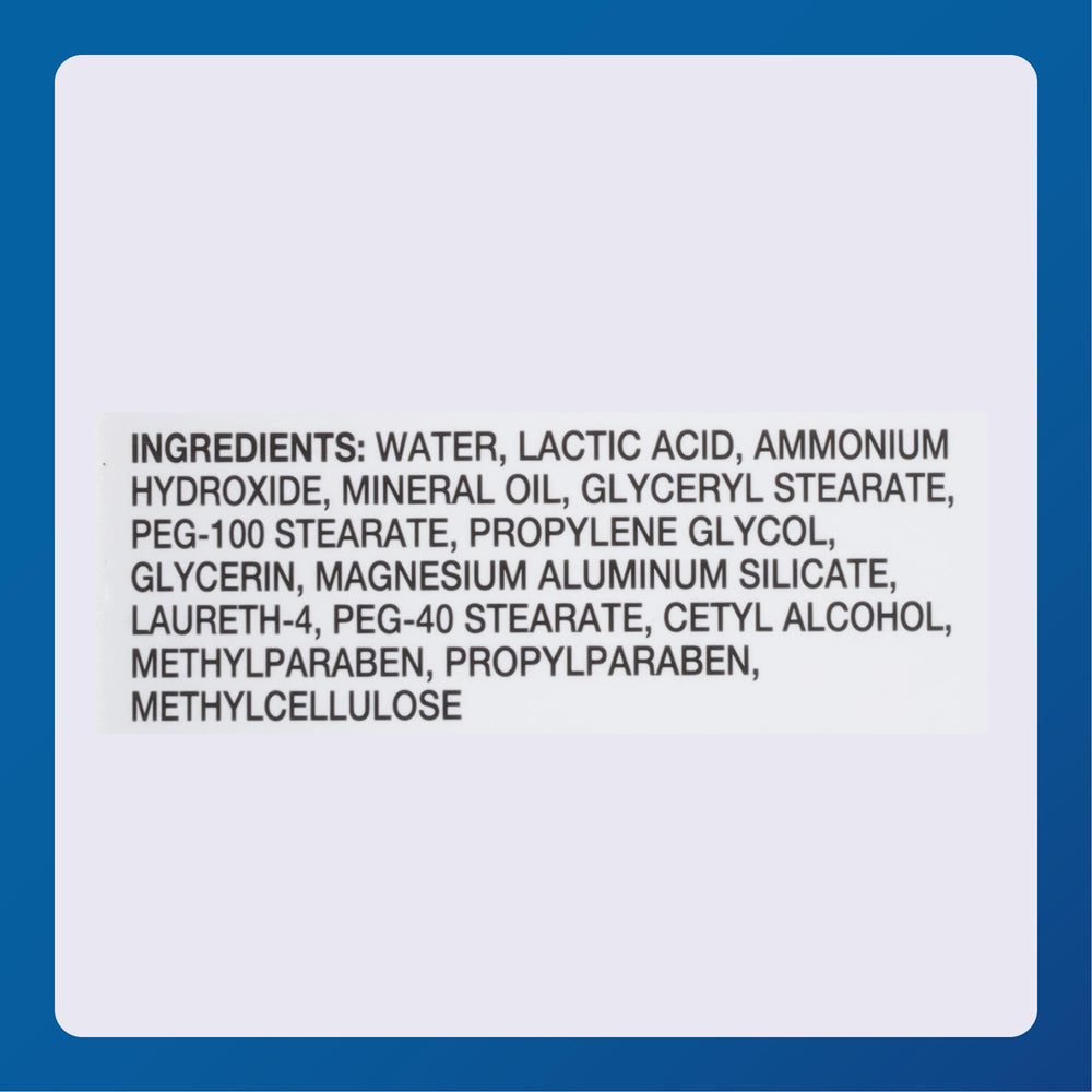 MAJOR Ammonium Lactate 12% lotion application on skin shows light, non-greasy absorption
