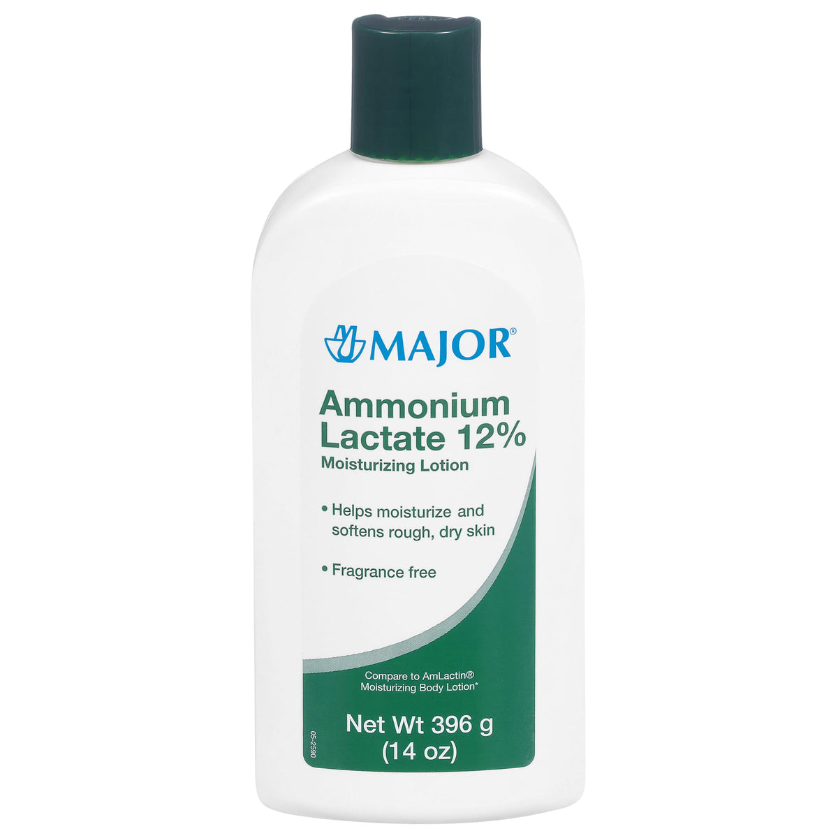 MAJOR Ammonium Lactate 12% lotion bottle promotes deep hydration for dry skin