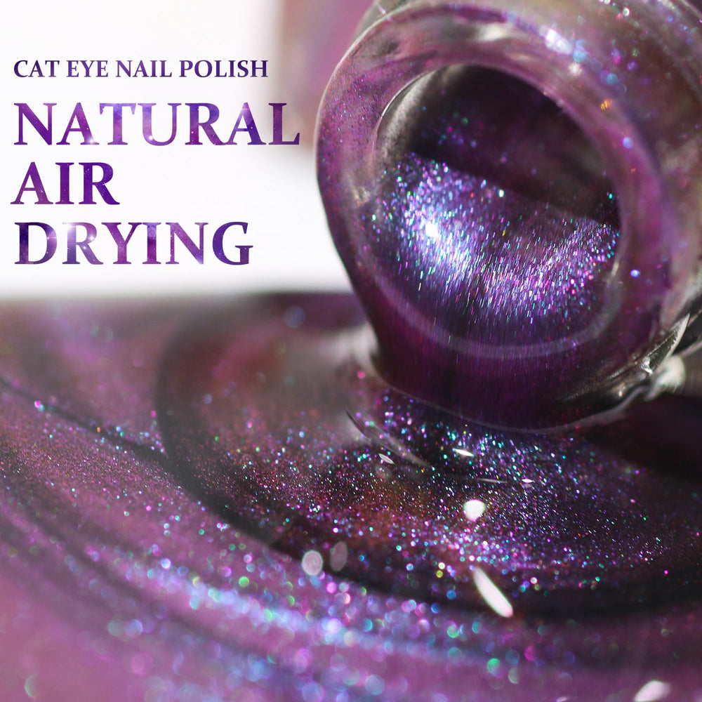 Major Dijit Cat Eye Nail Polish shimmering galaxy effect for modern nail art.