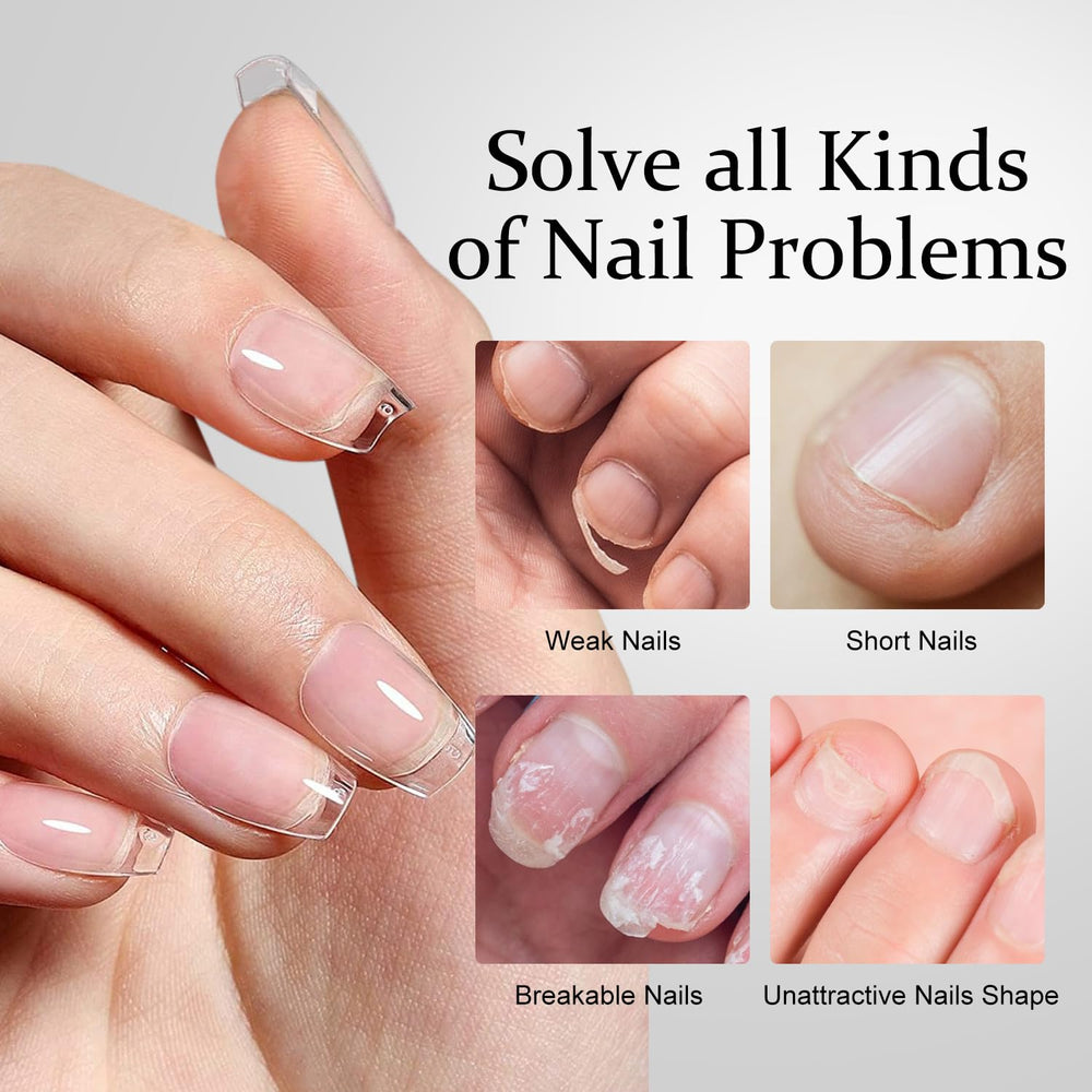 Major Dijit almond-shaped tips for natural-looking extensions at home.
