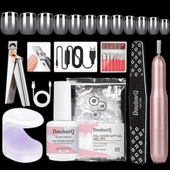 Major Dijit Gel Nail Kit compact case with essential tools for DIY nails.