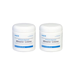 MAJOR Minerin Creme jar close-up showing fragrance-free formula for deep hydration