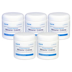 MAJOR Minerin Créme jar close-up showing fragrance-free hydration for sensitive skin.