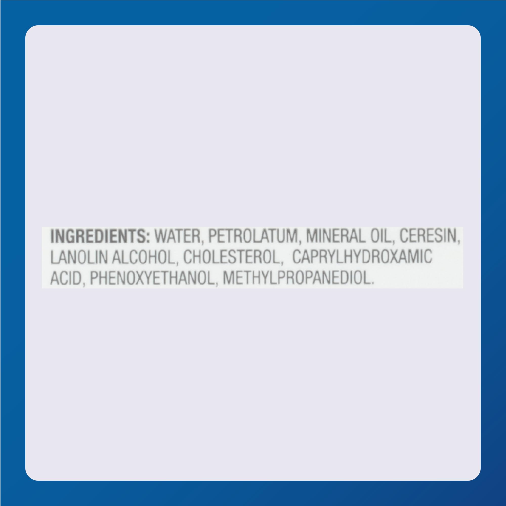 Label on MAJOR Minerin Créme highlights fragrance-free, dye-free formula.