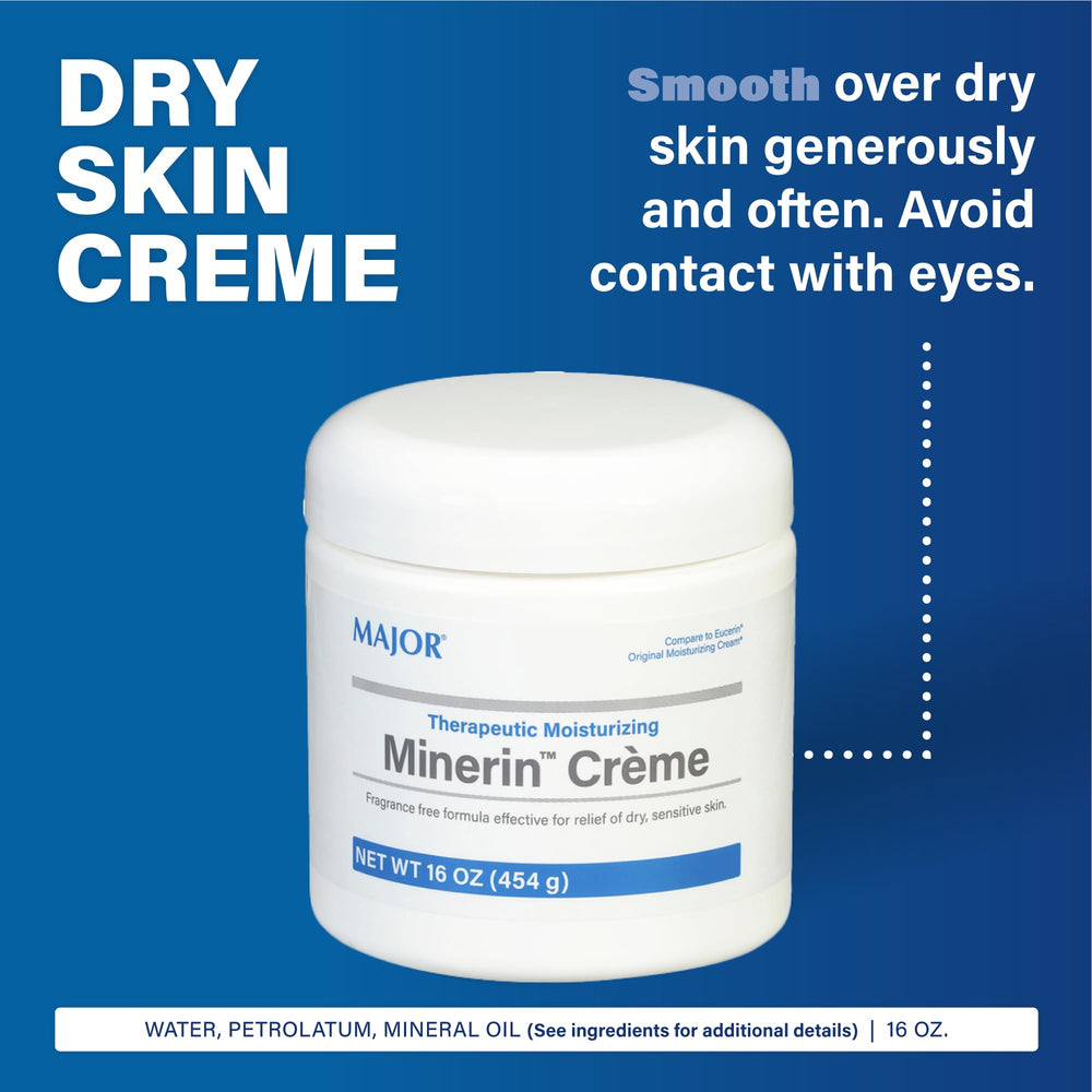 MAJOR Minerin Créme five-pack pack shot for family skincare routine.