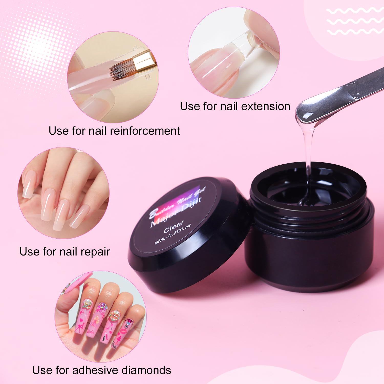 Majordijit acrylic nail kit polish colors inspire chic nail looks