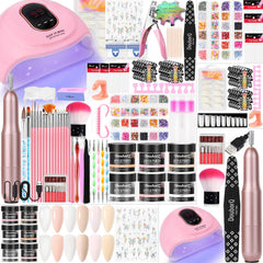 Major Dijit acrylic nail kit set shown for beginner-friendly home salon use