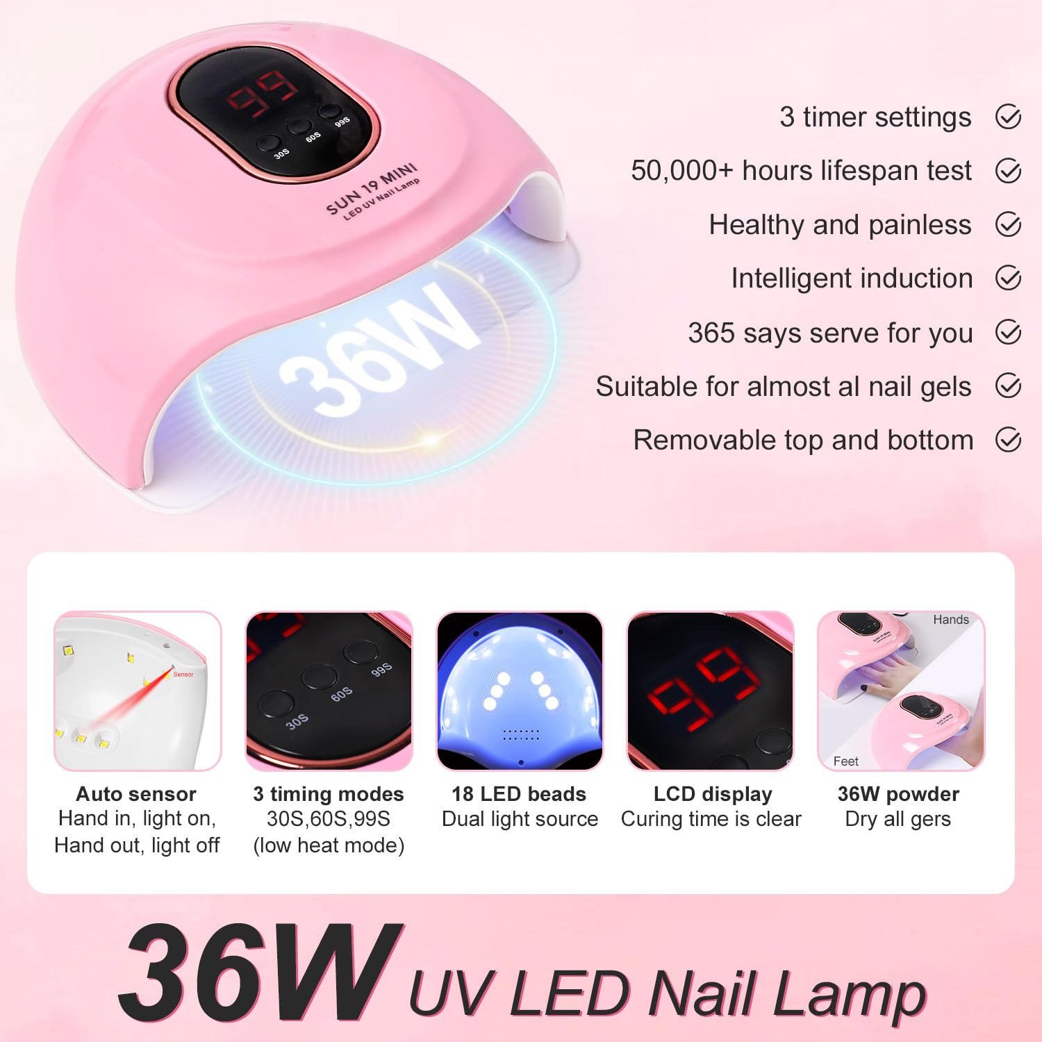 Major Dijit acrylic powder colors arranged for smooth self-leveling nails