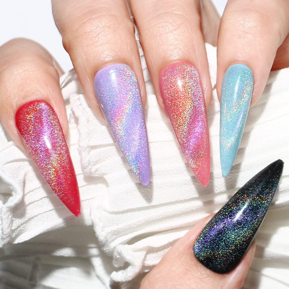 Major Dijit magnetic wand demonstrates cat-eye effect for customize shimmer on nails