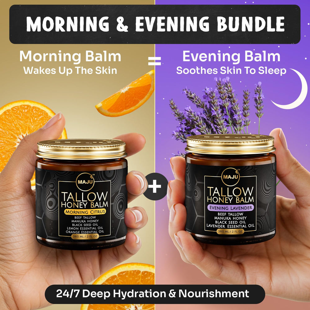 Manuka honey swirl in MAJU Tallow Honey Balm