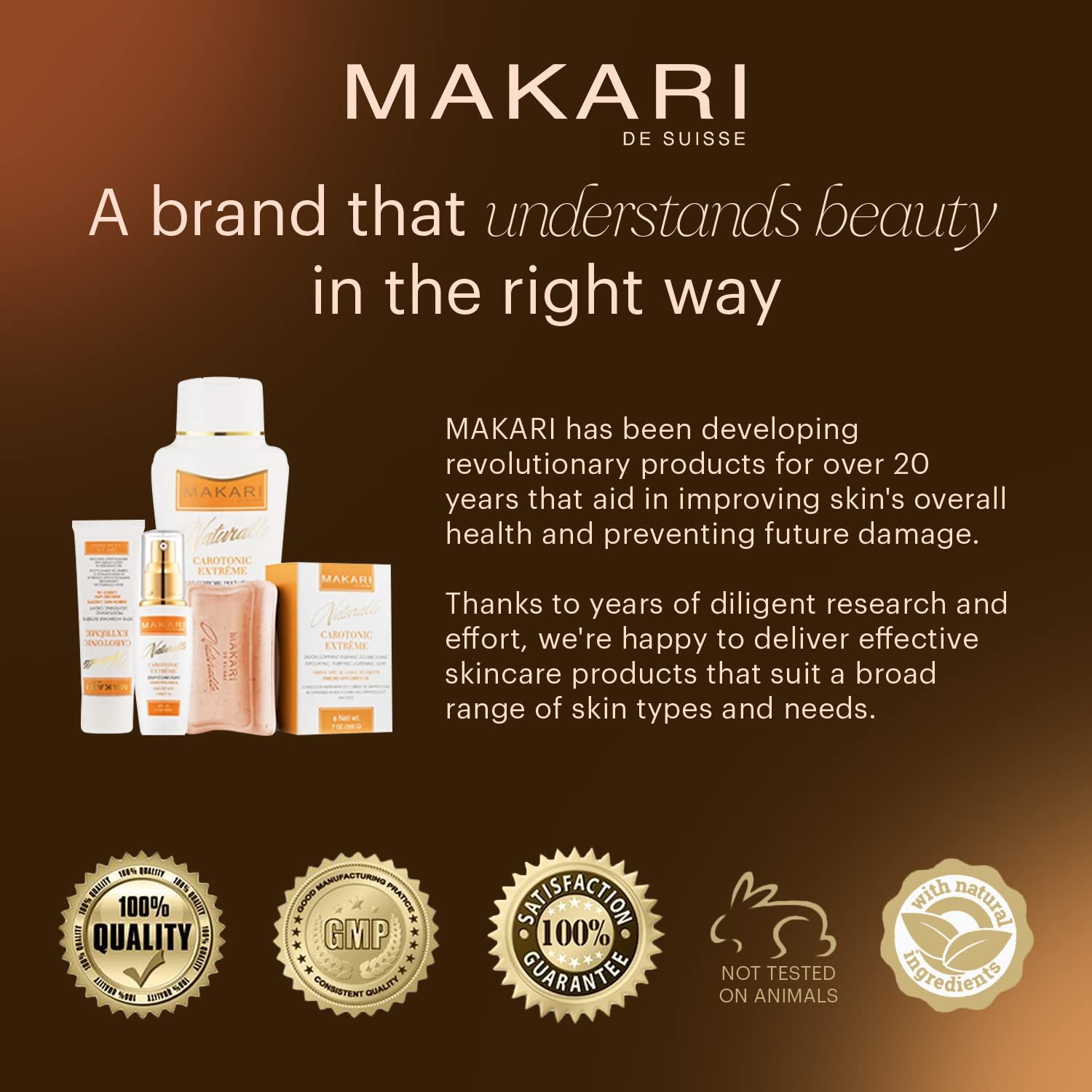 MAKARI Carotonic Extreme carrot-seed oil ingredient reveals nourishing hydration