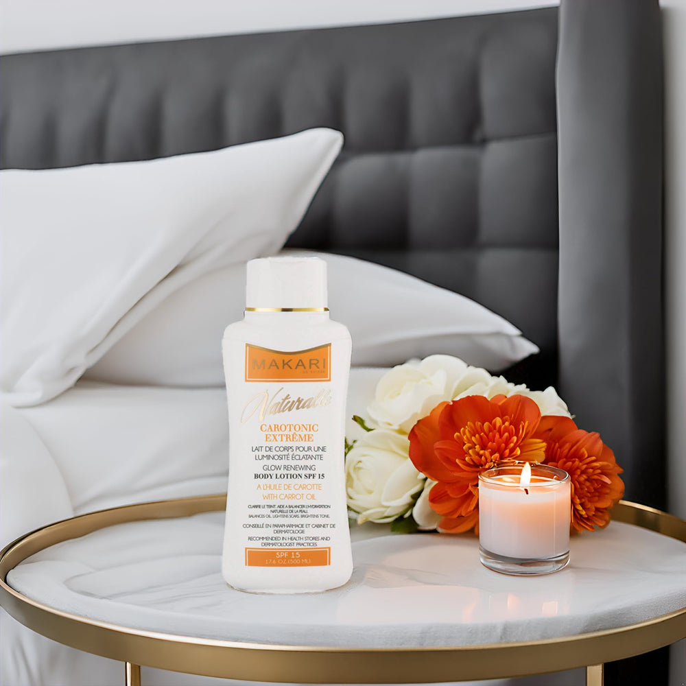 MAKARI Carotonic Extreme texture-smoothing shot emphasizes softer dry areas