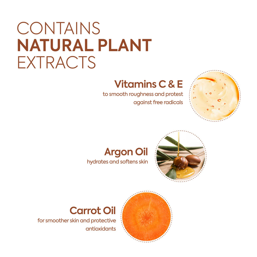 MAKARI body milk spread-on-skin demonstrates smooth application